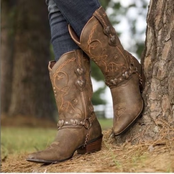 Durango Heartbreaker Cowboy Boots - Picture 3 of 12